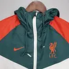 2021 Liverpool Windbreaker Soccer Jersey 1:1 Thai Quality White-Green-Red