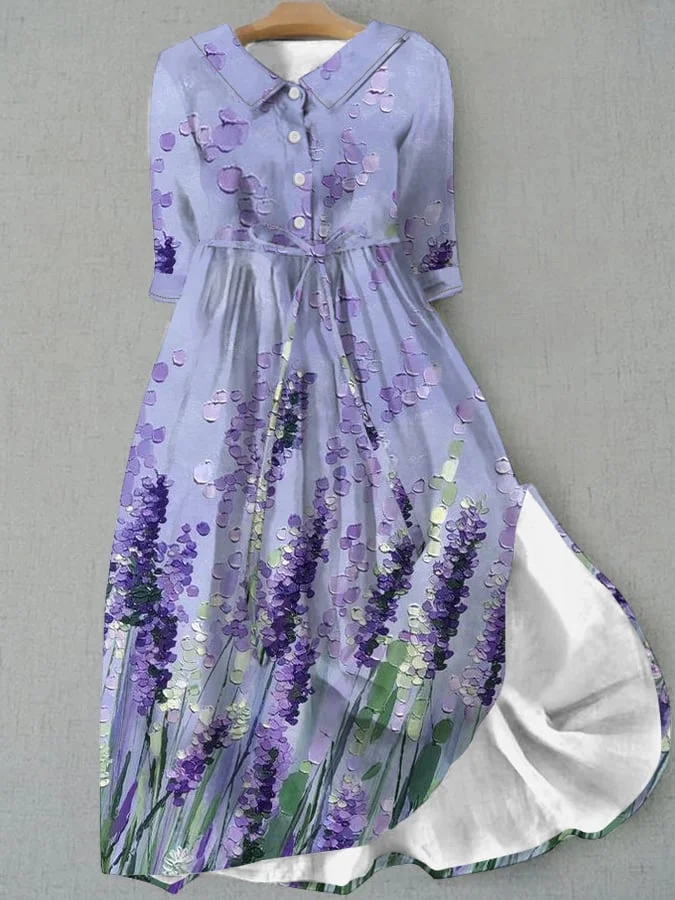 Women's  Flower Printed Dress