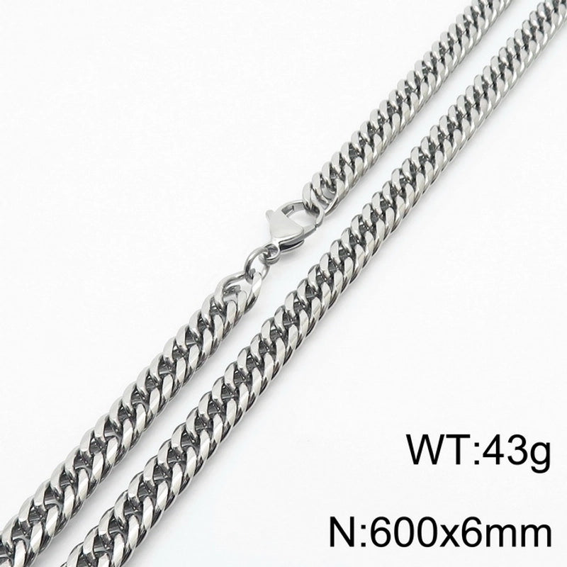 Minimalist Geometric Stainless Steel Unisex Necklace