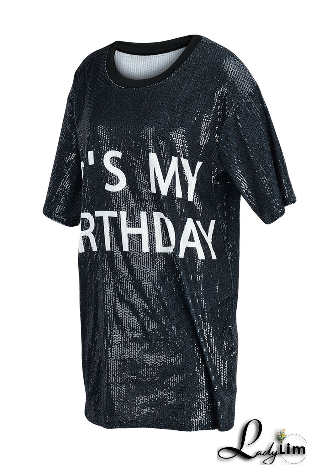 Stripe Fashion Casual Patchwork Sequins O Neck A Line Dresses