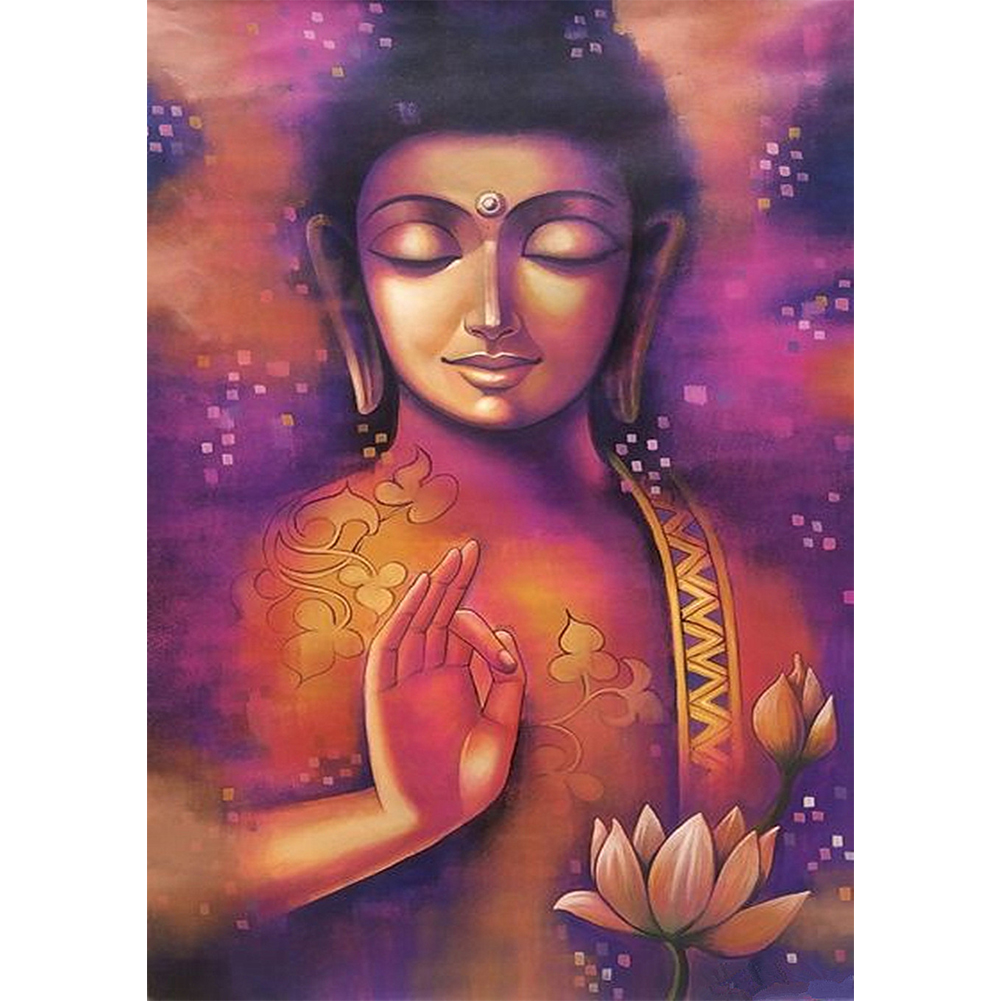 

30*40CM - Square Drill Diamond Painting - Buddha, 501 Original