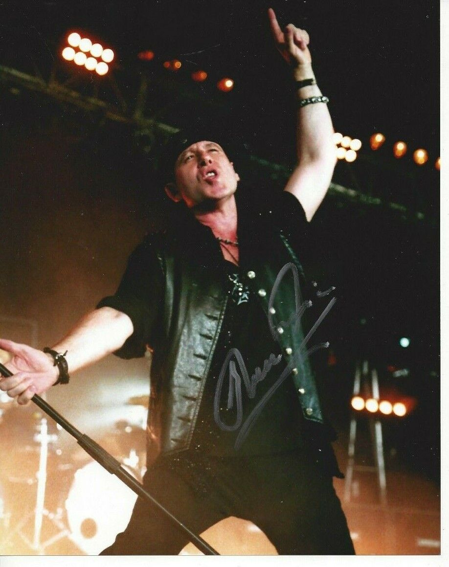 Klaus Meine autographed 8x10 Scorpions No One Like YouC592