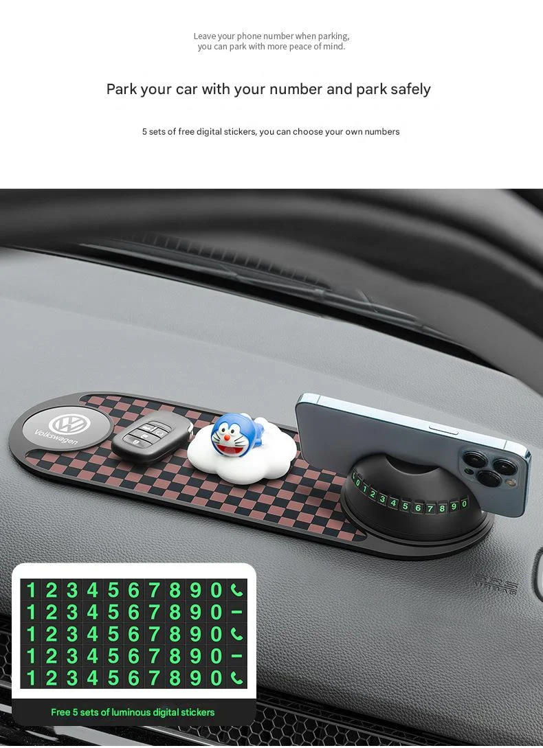 Car dashboard multifunctional storage pad