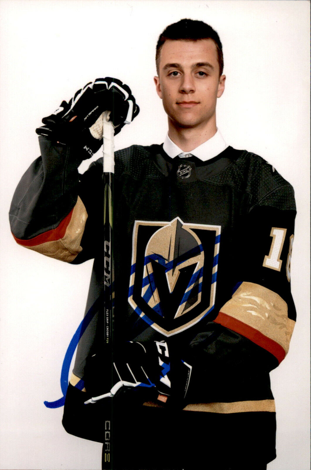 Xavier Bouchard SIGNED 4x6 Photo Poster painting VEGAS GOLDEN KNIGHTS