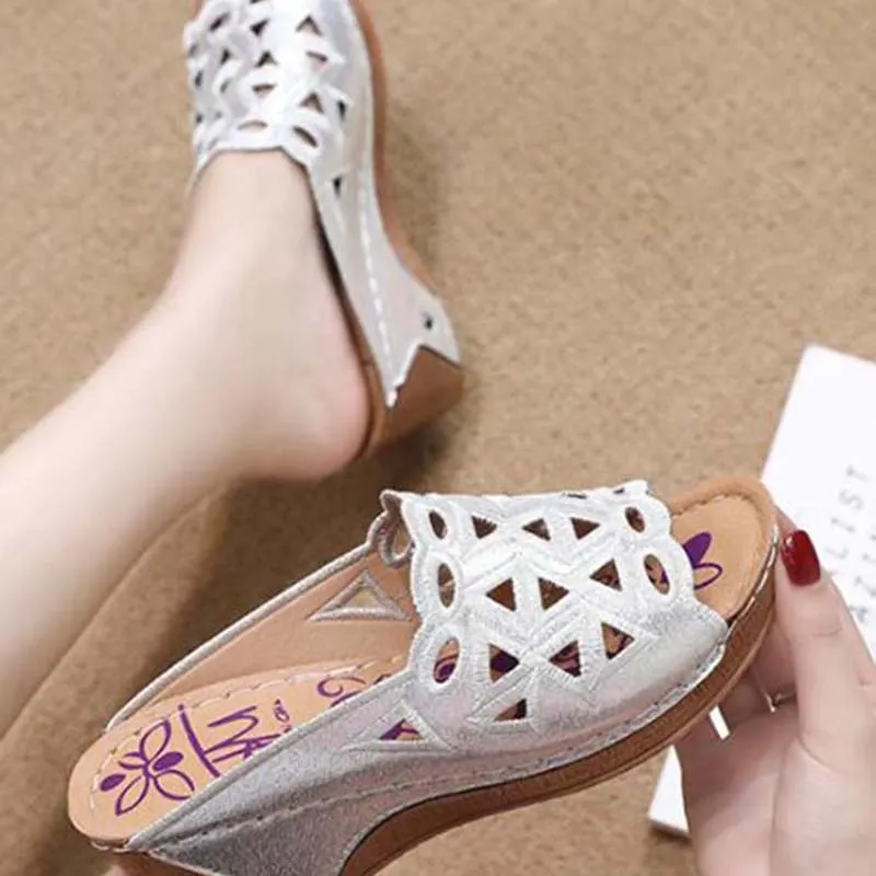 Summer Women Sandals Designer Shoes Woman Thick Sole Platform Sandals Woman Comfortable Ladies Sandals Beach Femmes Chaussures