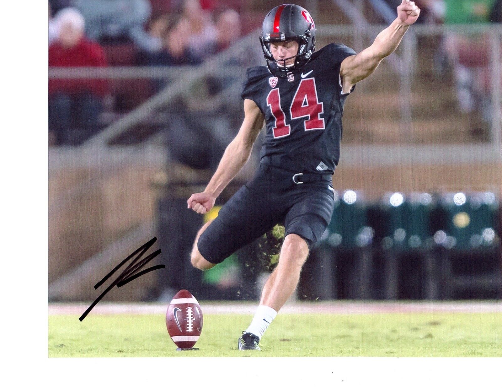 Jake Bailey Stanford Cardinal signed autographed 8x10 football Photo Poster painting 2019 Draft