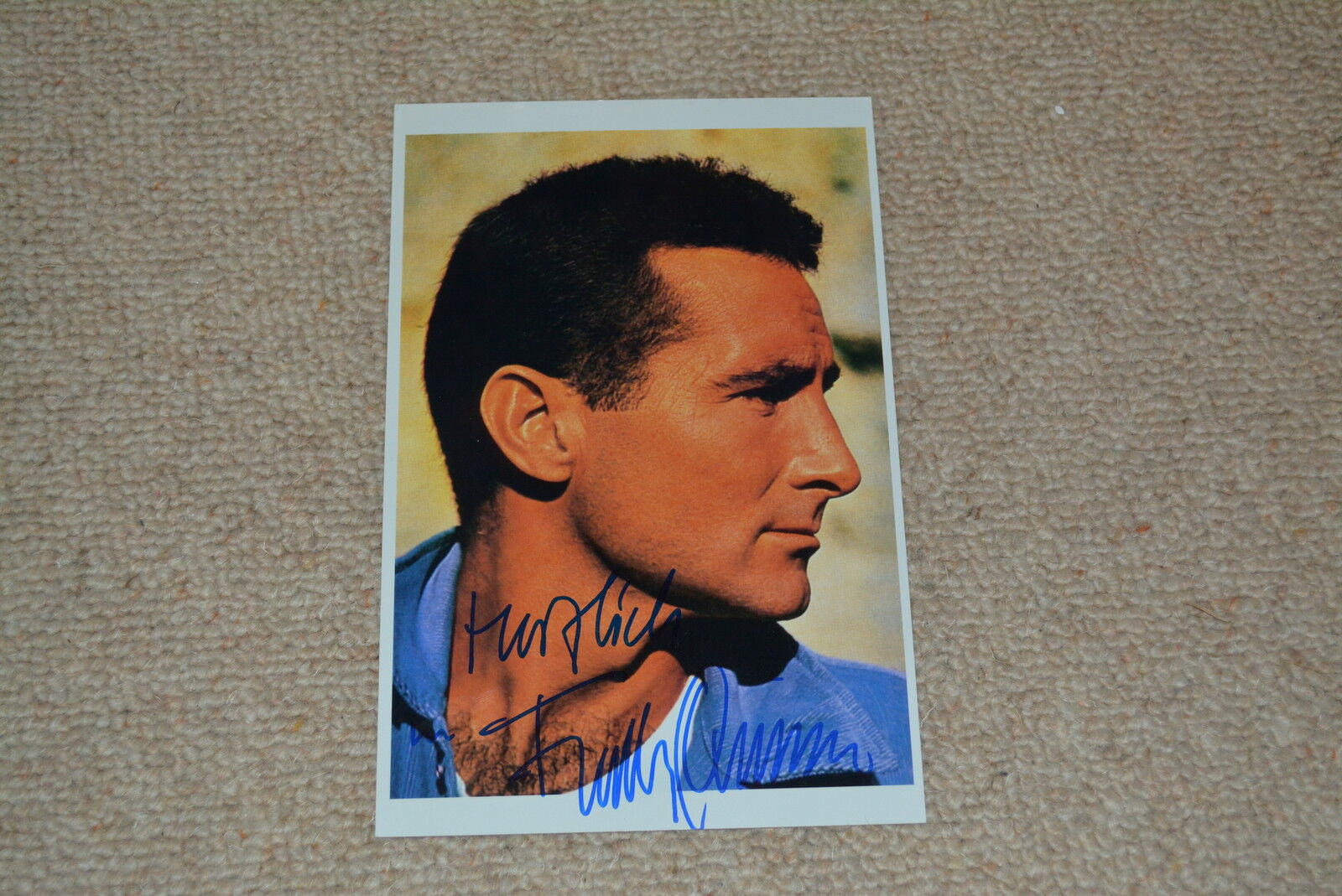 FREDDY QUINN signed autograph In Person 7x11 (18x27 cm )