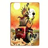 2PCS rat fink - Ensemble de panneaux en m&eacute;tal(20*30cm/30*40cm)