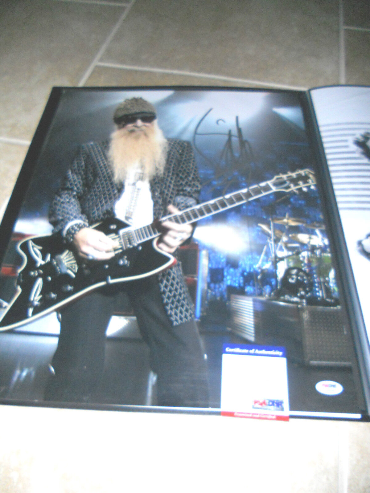 Billy Gibbons ZZ Top #3 HUGE Signed Autographed 16x20 Photo Poster painting PSA Certified