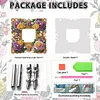 Acrylic Special Shape Flower Diamond Painting Picture Frame Kit