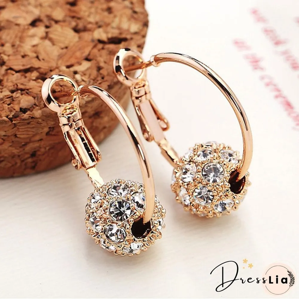 Fashion Womens Wedding Engagement Bridal Jewelry Birthday Gifts Sterling Silver 24K Gold