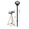 Multifunctional Crutch Non-Slip Portable Crutch Stool Multifunctional Cane Stool Elderly Outdoor Climbing Crutch With Chair