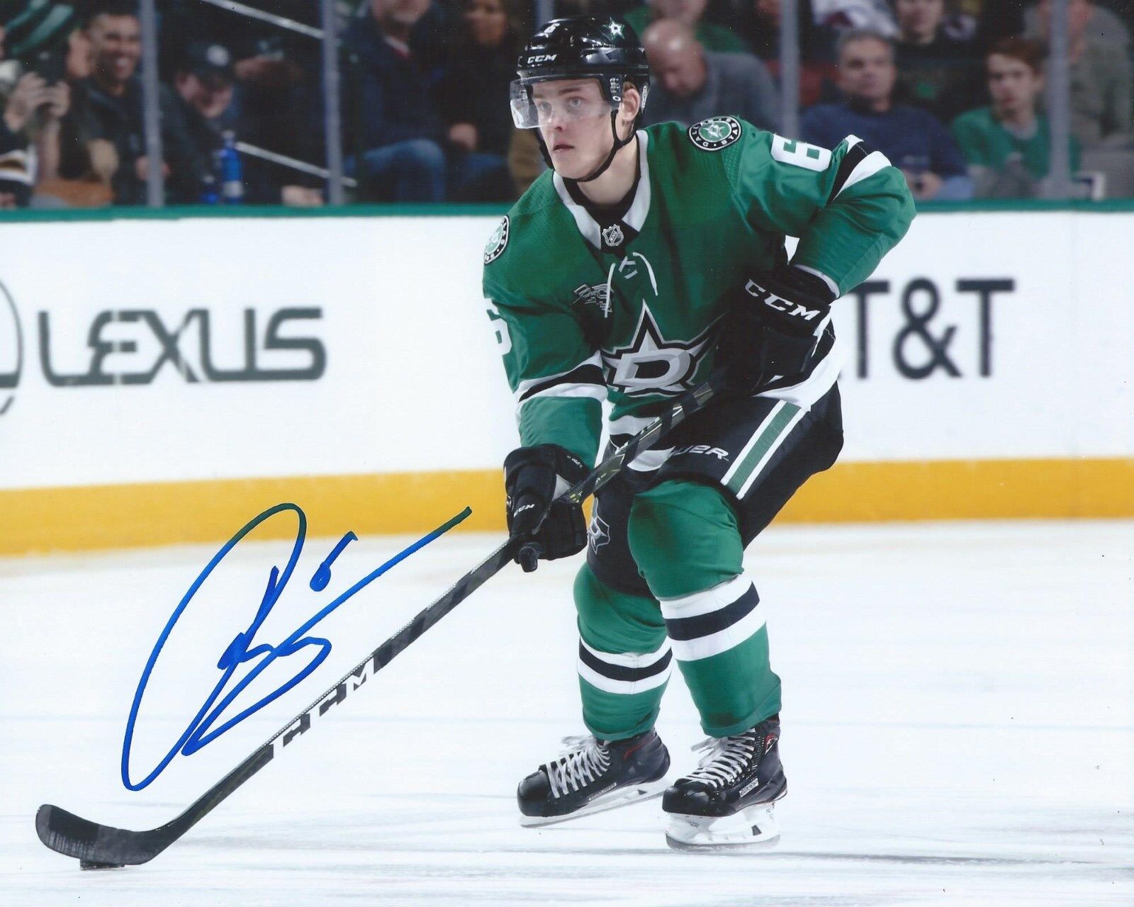 Julius Honka Signed 8x10 Photo Poster painting Dallas Stars Autographed COA B