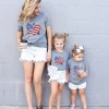 Kids Baby Girl Boys Independence Day Family Matching T-shirt