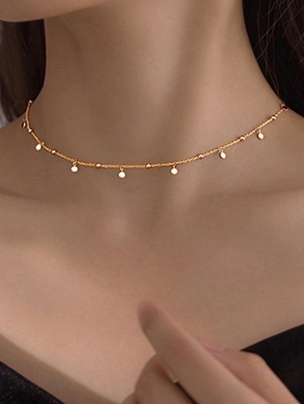 Minimalist Round Stainless Steel Necklace