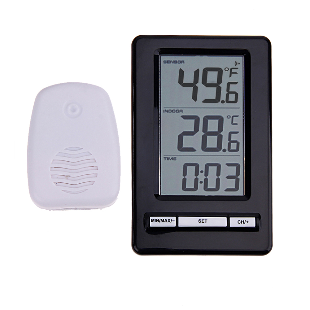 

WS-47 Temp Minder Wireless Indoor / Outdoor Thermometer with Desktop Clock, 501 Original