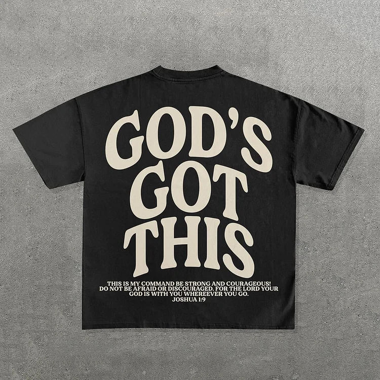 God's Got This Print Short Sleeve T-Shirt