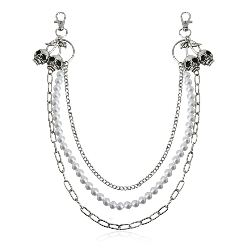 Minimalist Solid Color Metal Women’s Chain Belts