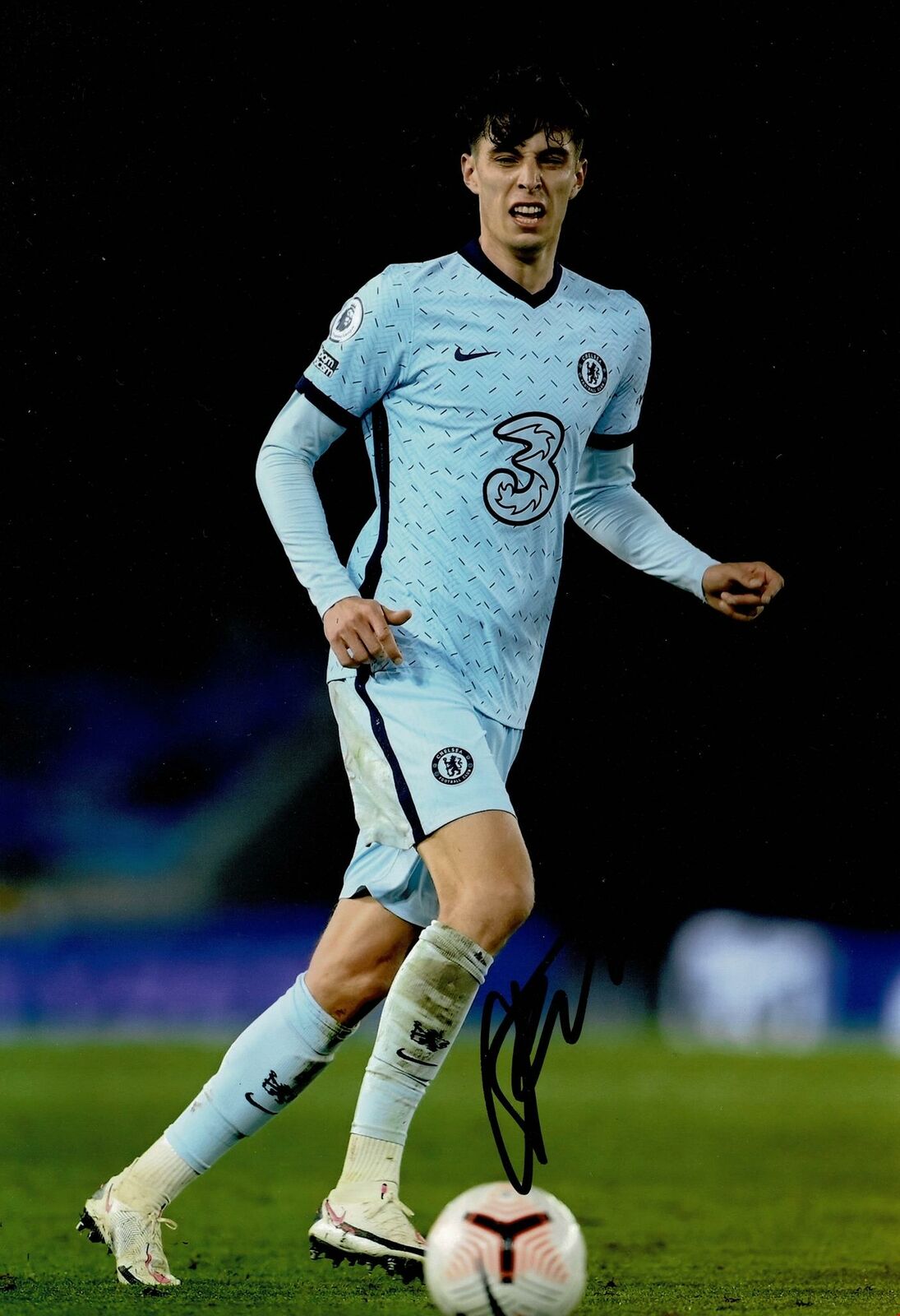 Kai Havertz Signed 12X8 Photo Poster painting Chelsea F.C. Genuine Signature AFTAL COA (1455)