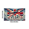 2025 VE Day 80th Anniversary Flag 150x90cm Flag Banner Decorations Memorabilia