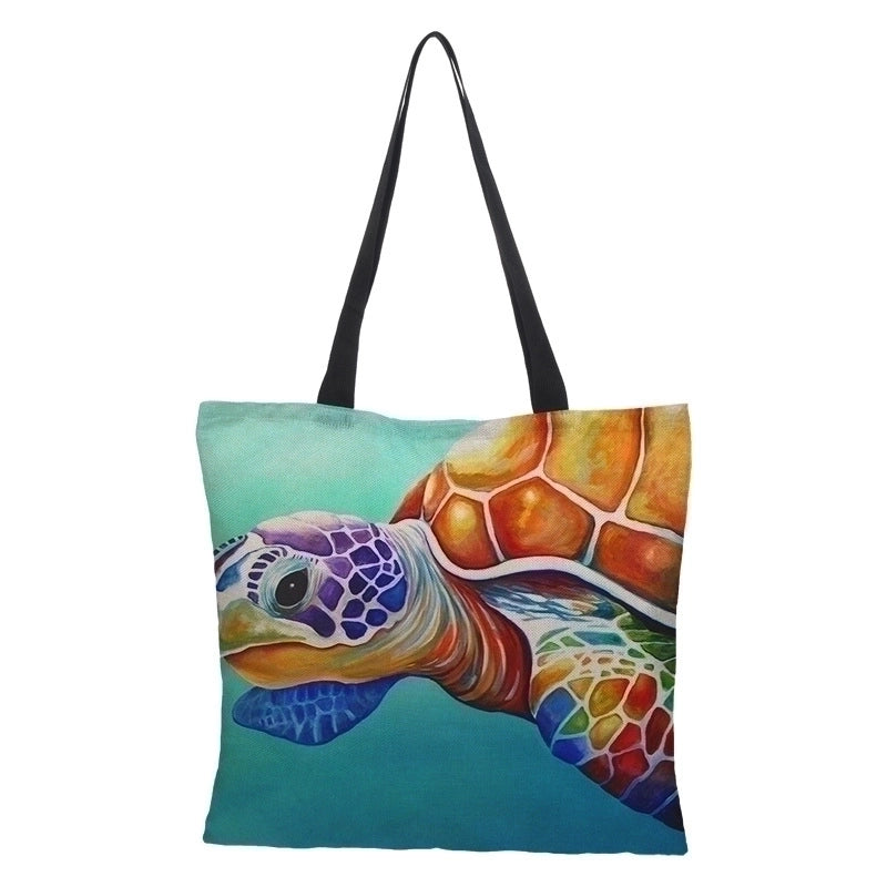 3d Print Animal Fashion Handbag Shopping Bags