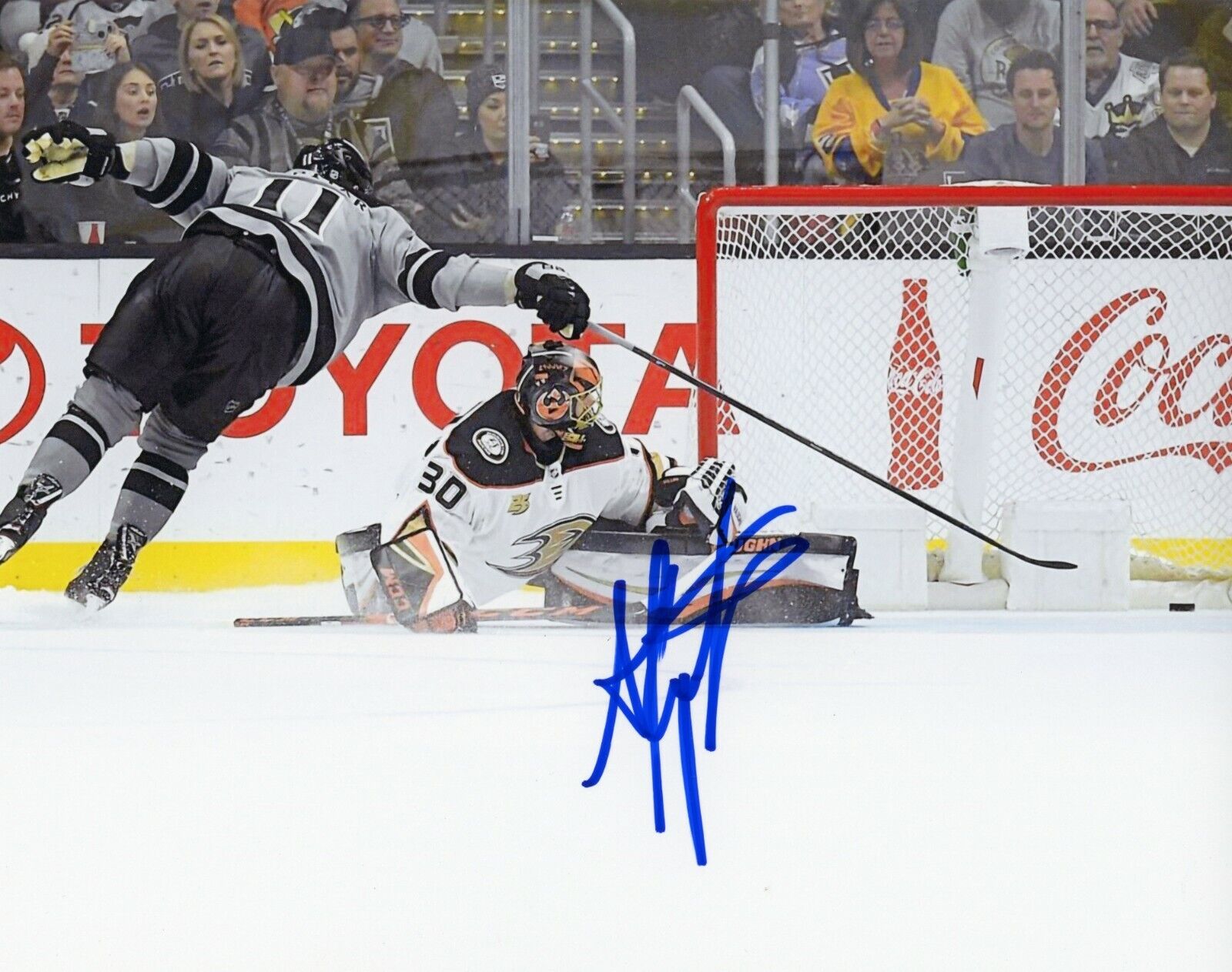 ANZE KOPITAR Authentic Hand-Signed Los Angeles Kings