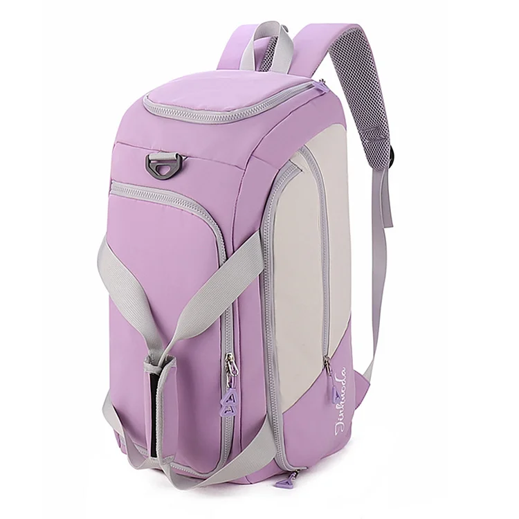 Men Womens Luxury Shoulder Bag Trolley Case Large Capacity Bolsas (Purple)