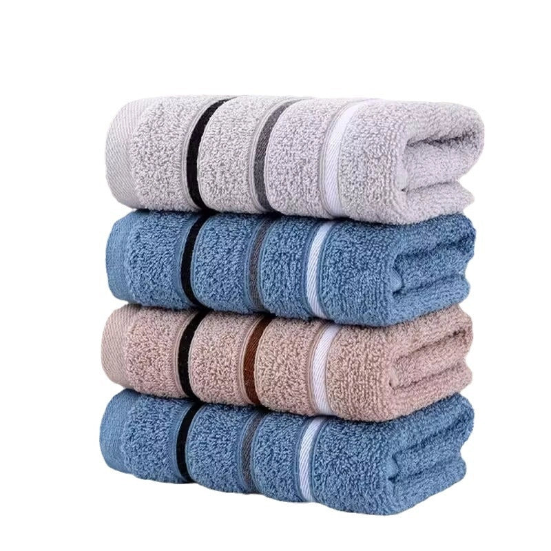 Gaoyang Towel Household Absorbent Dark Cotton Towel Adult Thickened Soft Stall Towel Factory