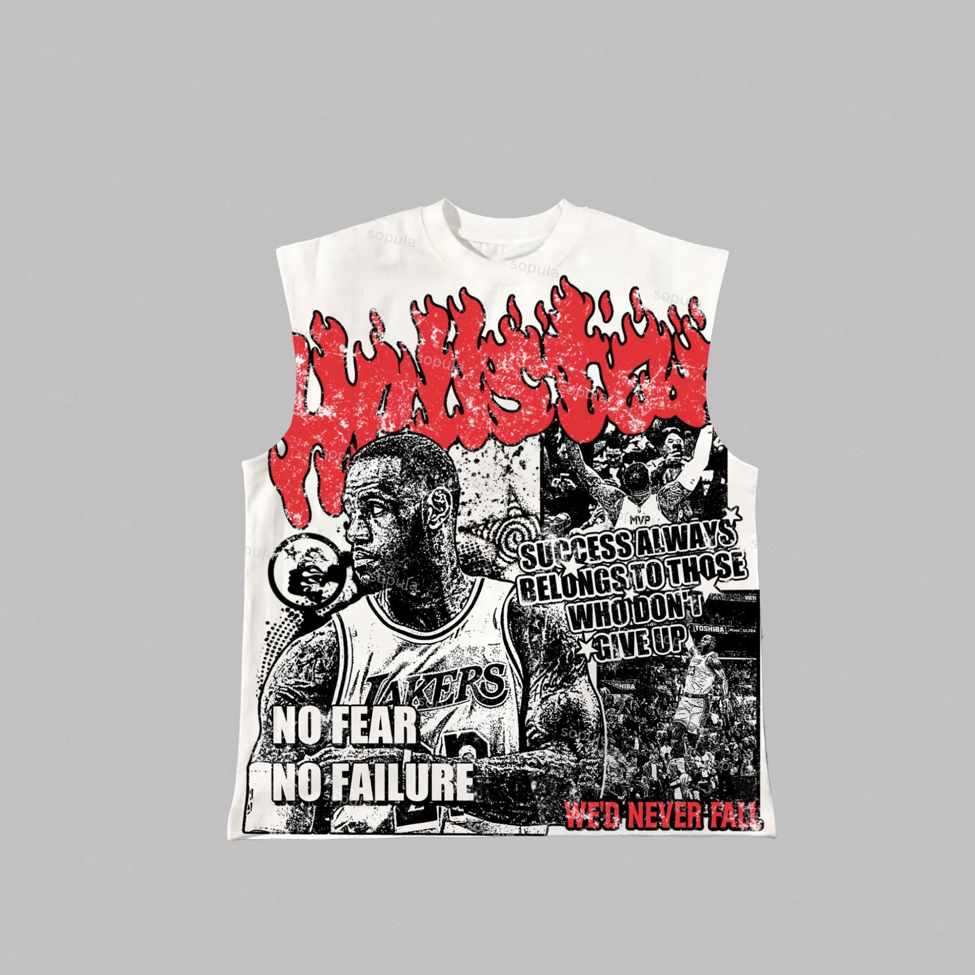 Sopula 2024 New Hstar - Legendary Player Print Pattern Cotton Tank Top - SOPULA