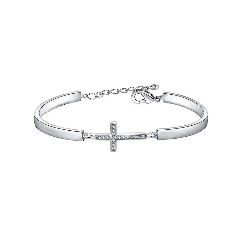 For Daughter-in-law - You Are Truly A Gift To Our Family Cross Bracelet