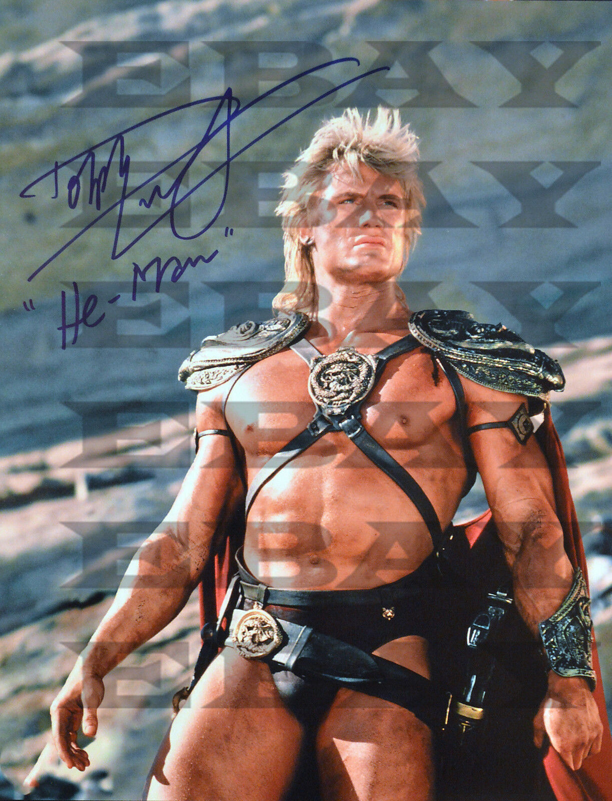 Dolph Lundgren HE-MAN Autographed 8x10 Photo Poster painting Signed REPRINT