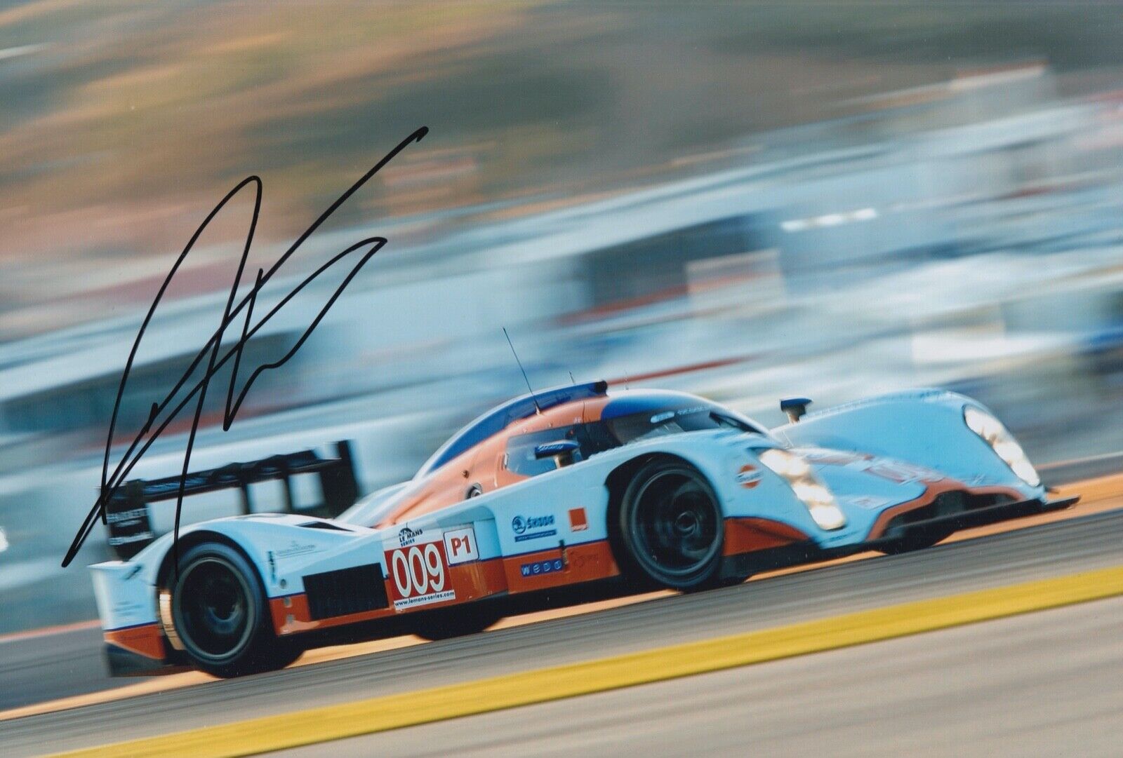 Darren Turner Hand Signed 12x8 Photo Poster painting Le Mans Autograph Aston Martin 8