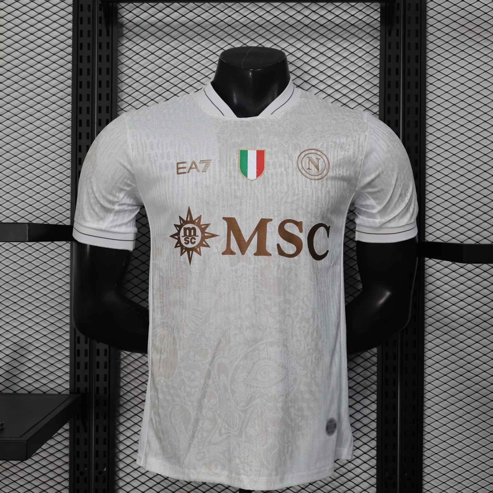 2025/2026 Player version Napoli Away Football Jersey 1:1 Thai Quality（The player version jersey is a bit tight, please pay attention to the size selection）
