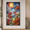 Diamond Painting-Round AB Drill Poppy(75*45CM)