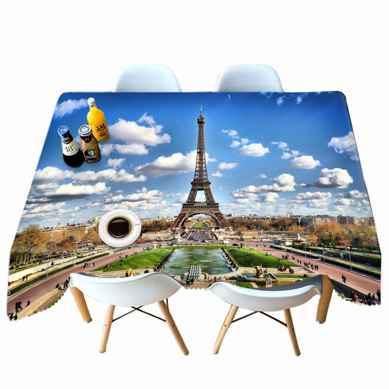 

Historical Buildings - 3D Tablecloth, 140*140cm, 501 Original