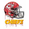 Diamond Painting -DIY Round Drill Kansas City Chiefs(50x50cm)