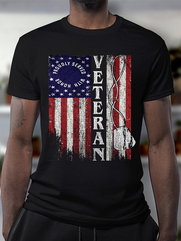 Veteran Men's Short Sleeve T-Shirt