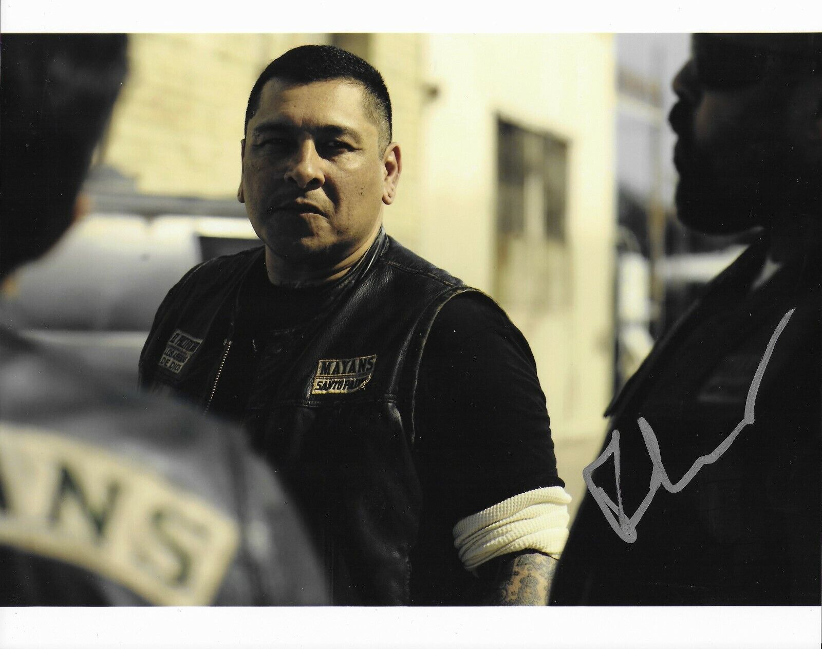 Frankie Loyal Mayans M.C. autographed Photo Poster painting signed 8x10 #3 Hank Tranq Loza