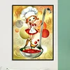 Diamond Painting -DIY Round Drill Cooking Girl Spoon