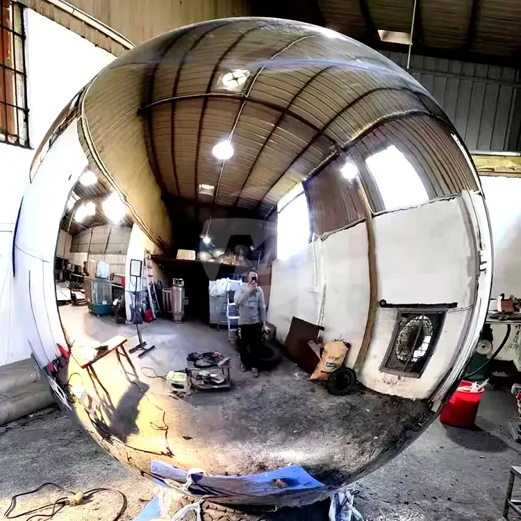 Large Sizes 10&prime; Foot Diameter Stainless steel sphere