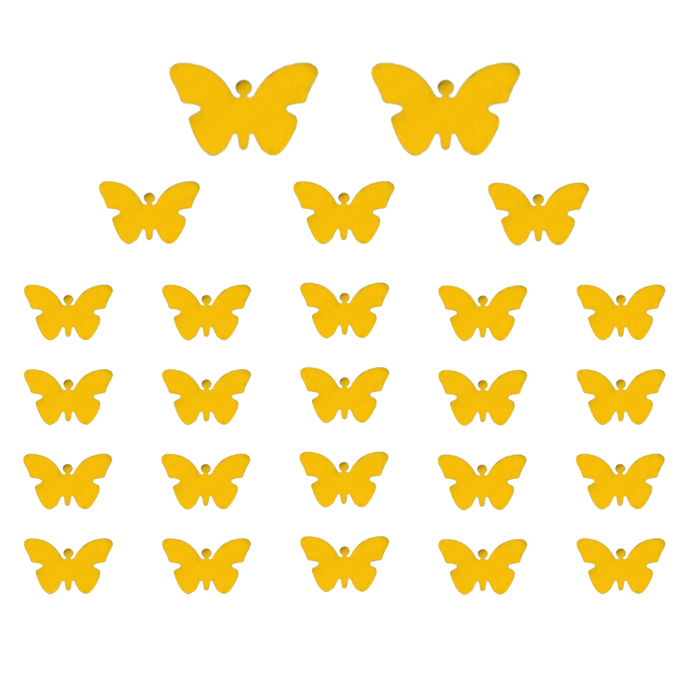 

25pcs Mirror Wall Sticker DIY Acrylic Butterflies Decals Home Room Decors, Golden, 501 Original