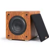 Large Magnetic Steel Super Bass Shocking Passive Subwoofer Home Theater Wooden Audio