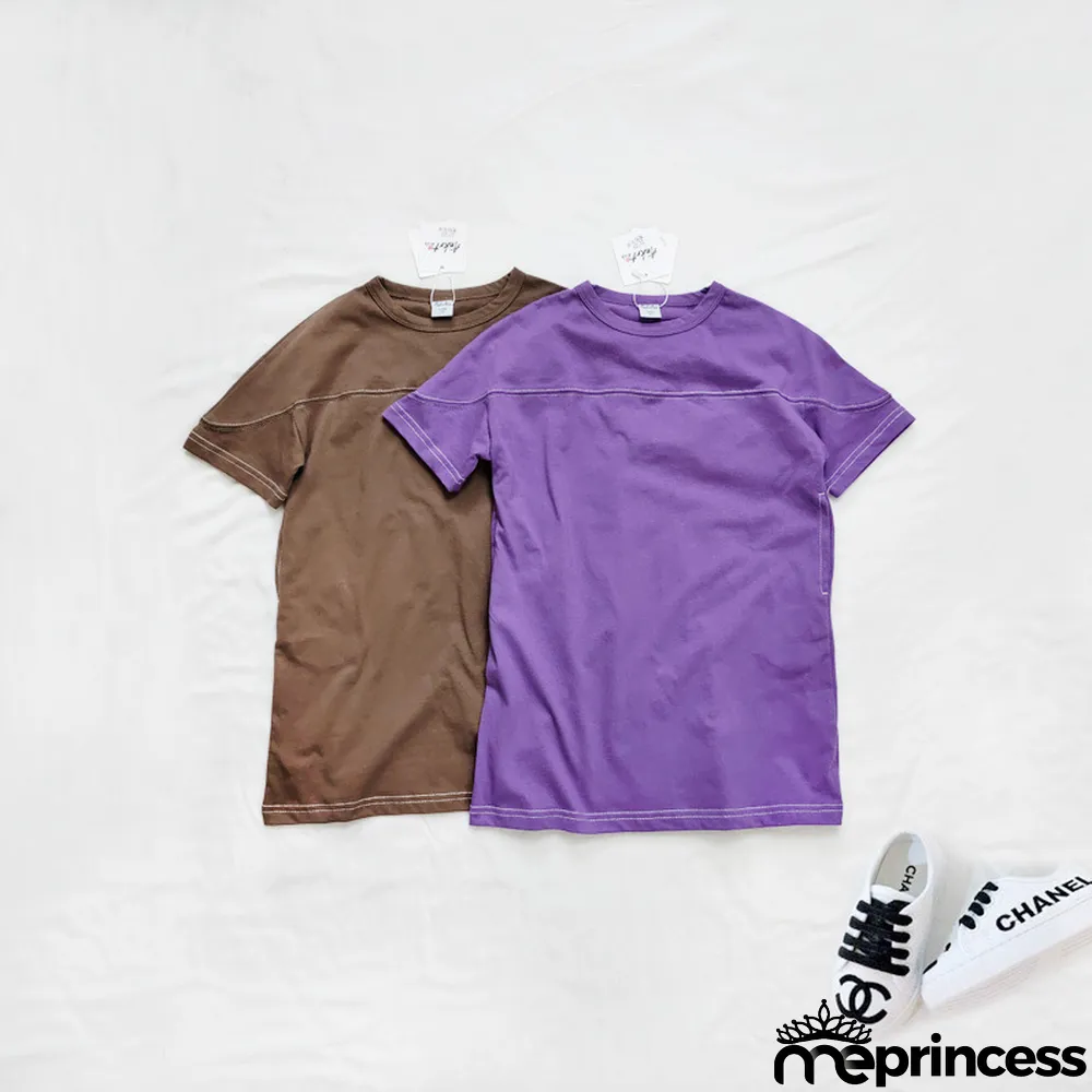 Parent-child Wear Girl Spring Summer Casual Loose Knitting Dress