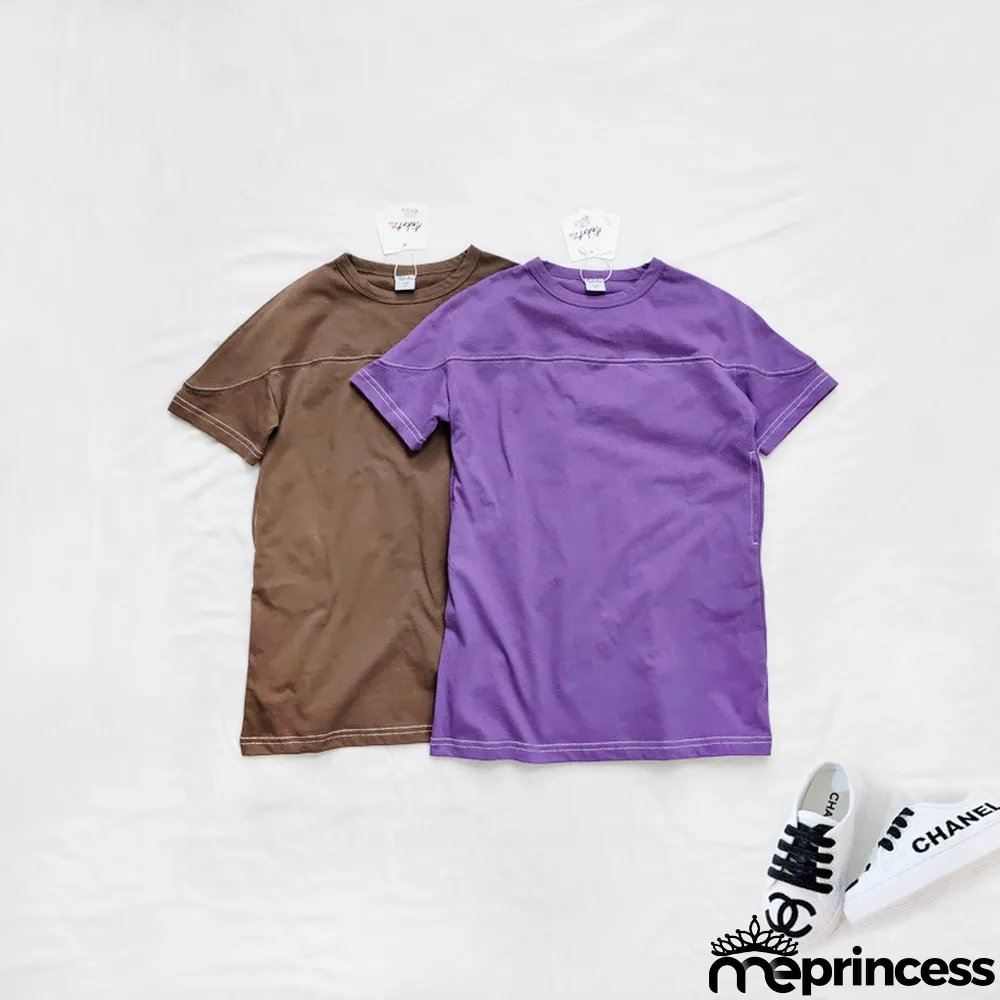 Parent-child Wear Girl Spring Summer Casual Loose Knitting Dress