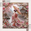 Diamond Painting-DIY Crystal Rhinestone Japanese Beauty