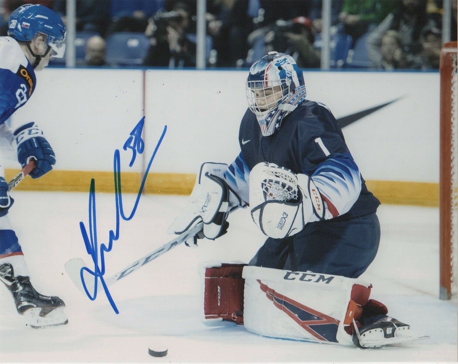 Team USA Kyle Keyser Signed Autographed 8x10 Photo Poster painting COA #2