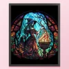 Witch - 14CT Stamped Cross Stitch - 40*50cm