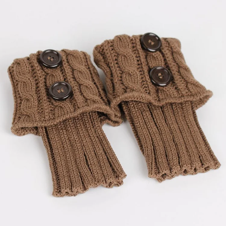 VChics Casual Solid Color Knitted Socks