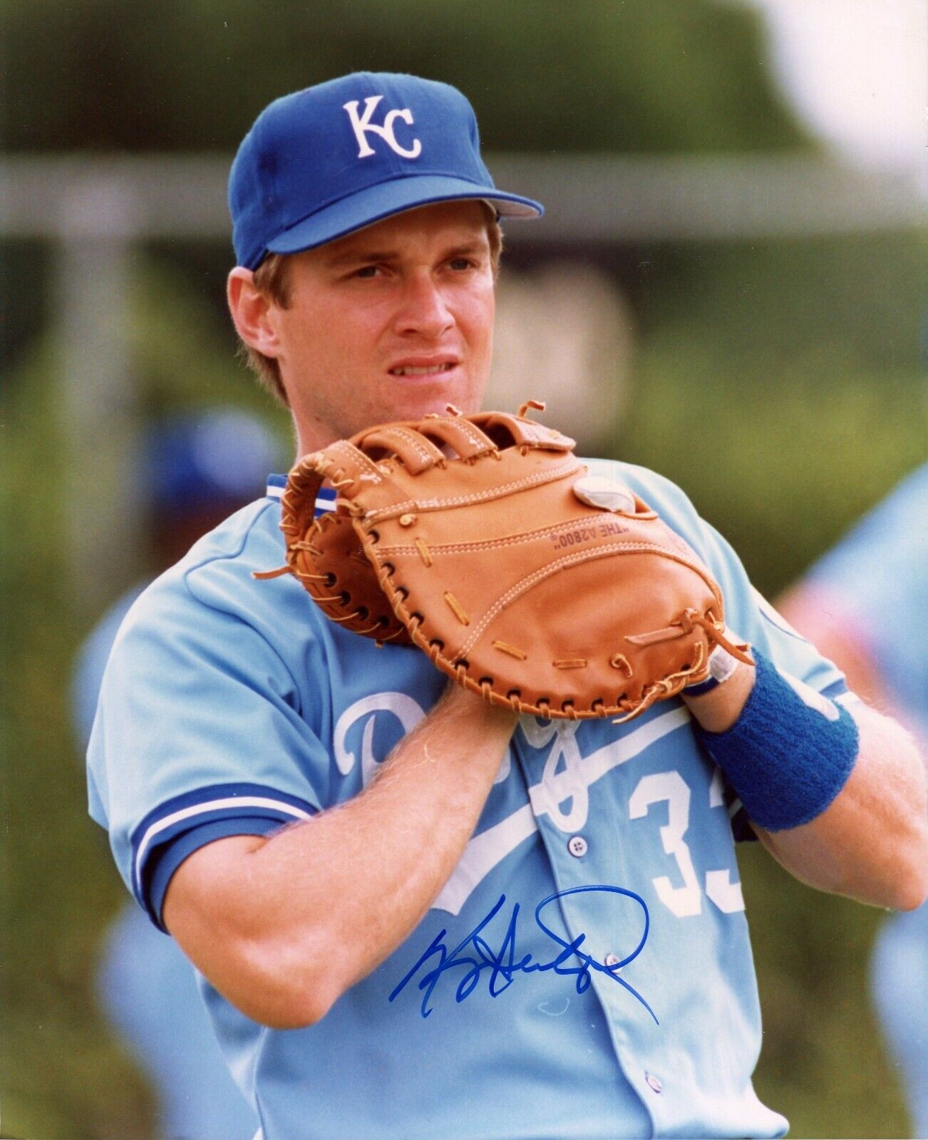 Kevin Seitzer KC Kansas City Royals Autographed Signed 8x10 Photo Poster painting CFS COA