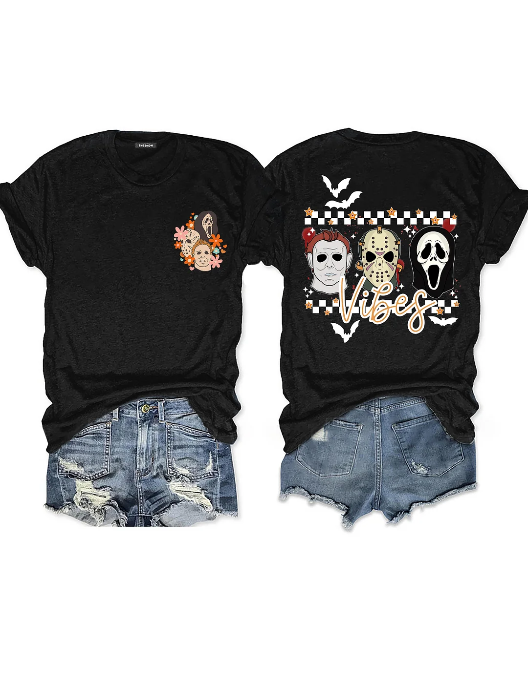 Retro Vibes Halloween T-shirt